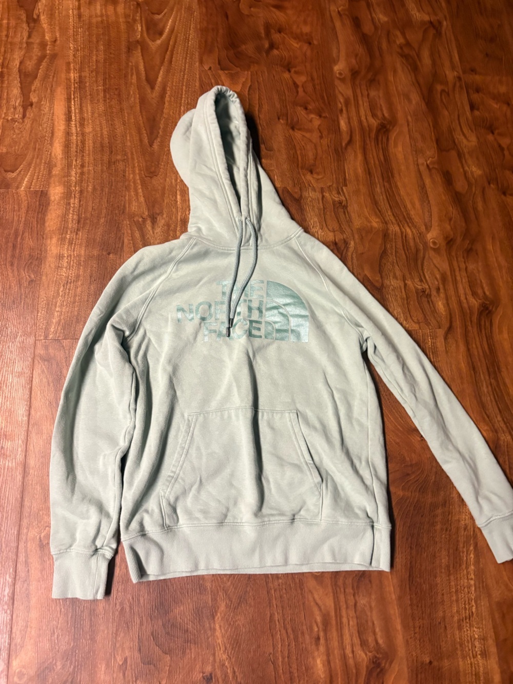 The North Face Mint Green Pullover Hoodie size small